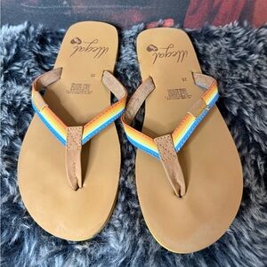 Reef Women's Rainbow Strap Slippers